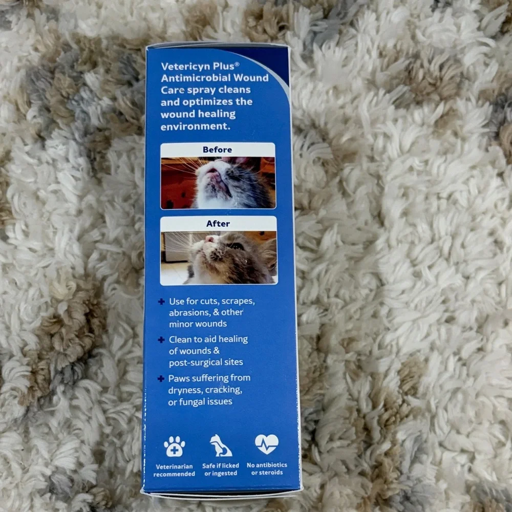 NWT Cat Wound Care Healing Aid - Blue